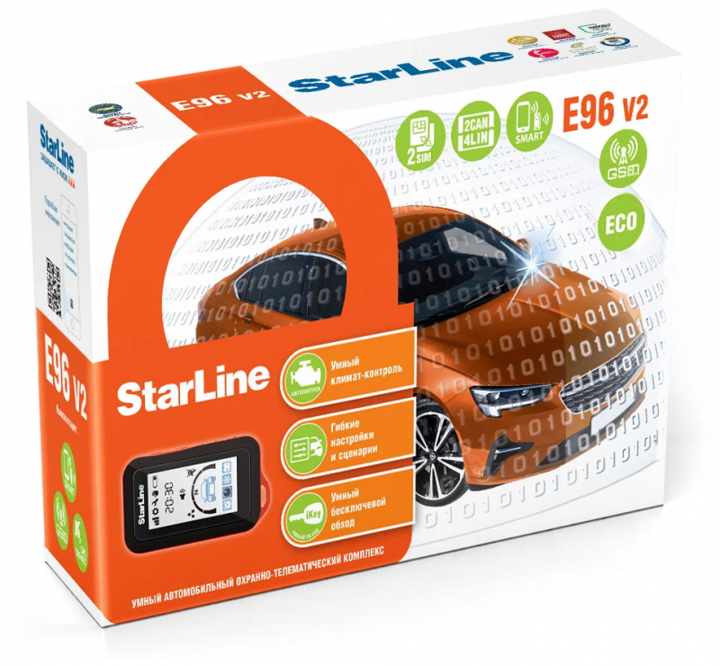 StarLine E96 BT ECO, GSM V2 ���������������� � ������������