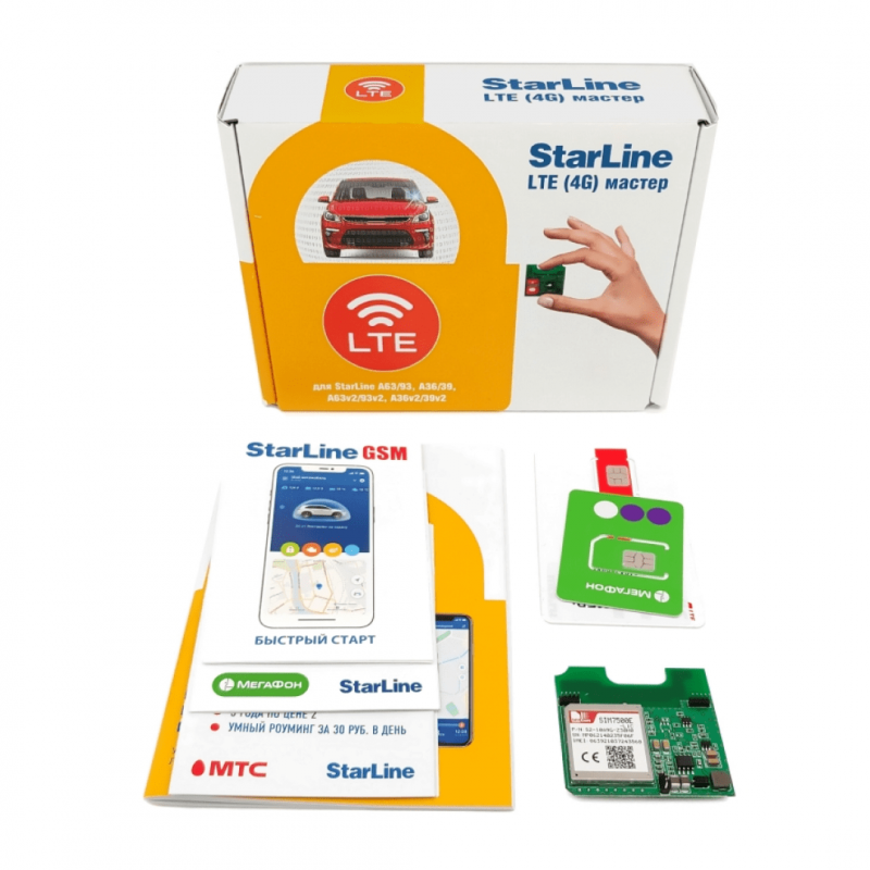 StarLine LTE(4G) ������-������ ��� ������ A93/A63